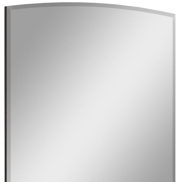 43  Exquisite Wenge High Gloss Mirror By Homeroots For Sale - Image 3