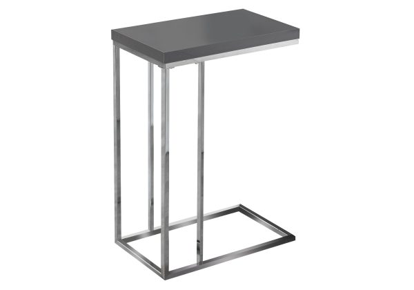 Grey Particle Board Metal Accent Table By Homeroots - 332986 on Sale