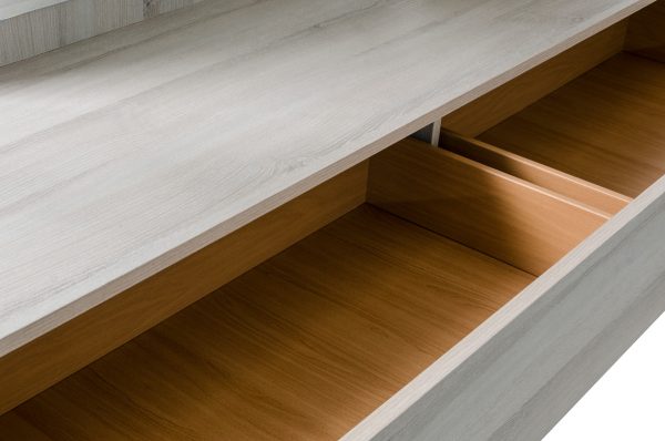 Contemporary Gray Middle Block 3 Drawer Dresser By Homeroots Online Sale - Image 3