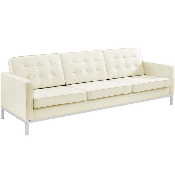 Loft Leather Sofa By Modway - EEI-2779 Supply - Image 2