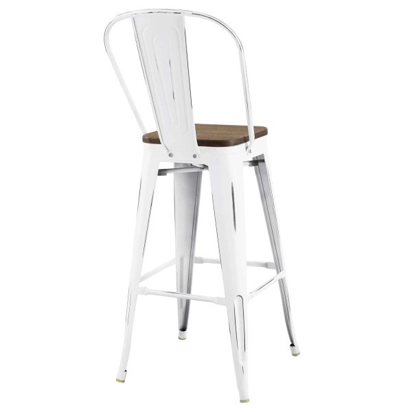 Promenade Bar Stool Metal Set of 4 By Modway - EEI-3951 Hot on Sale - Image 5