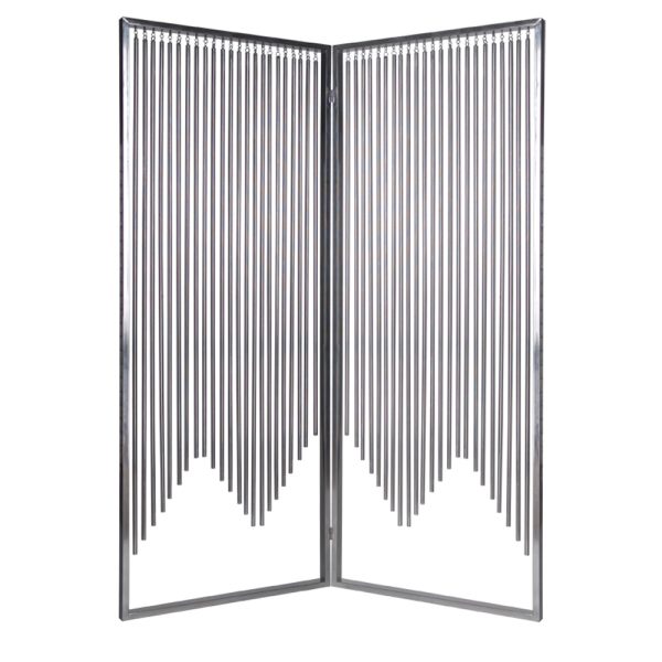 Silver Metal Screen By Homeroots - 274895 Fashion - Image 3