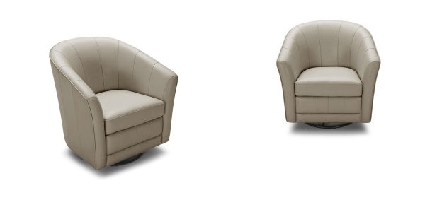 33  Grey Eco Leather Foam and Steel Accent Chair By Homeroots For Cheap - Image 3