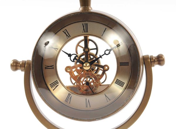 Brass Table Clock By Homeroots Online - Image 5