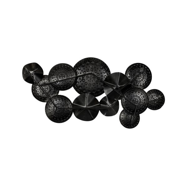 Textured Metal Multi Plates Wall Decor By Homeroots Online Hot Sale - Image 3
