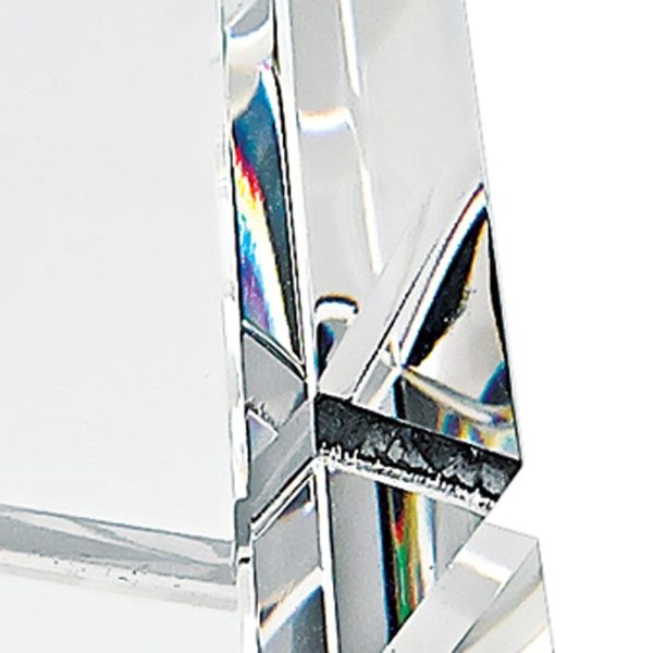 12 Hand Crafted Crystal Obelisk By Homeroots For Sale - Image 4