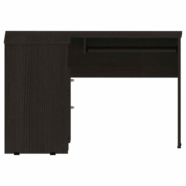 Thorpe Black L Shaped Computer Desk By Homeroots on Sale - Image 5