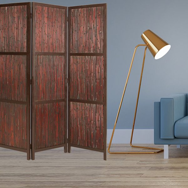 Cherry Wood Screen By Homeroots on Sale