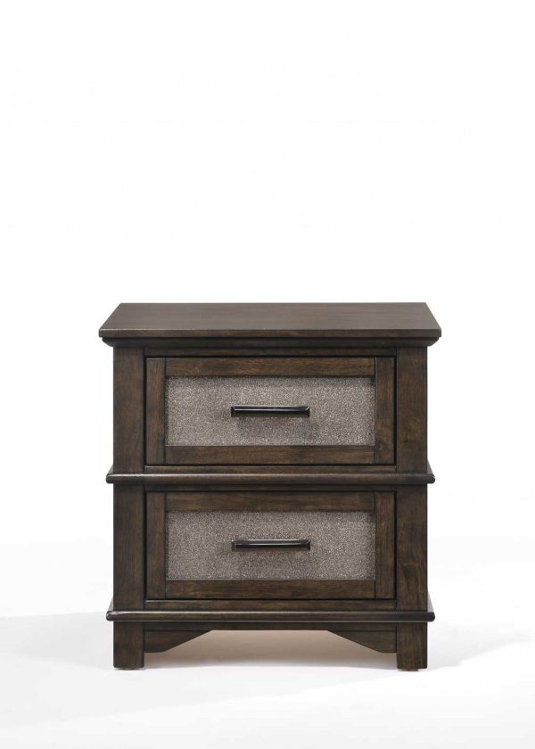 Dark Walnut Wood Nightstand By Homeroots - 347083 Online Sale
