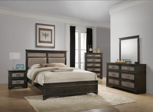 Dark Walnut Wood Nightstand By Homeroots - 347083 Online Sale - Image 2