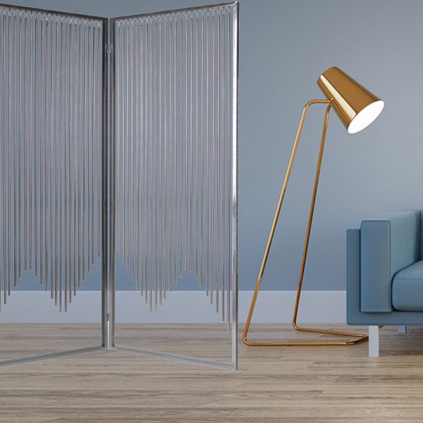 Silver Metal Screen By Homeroots - 274895 Fashion