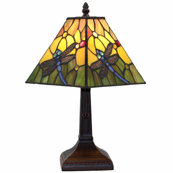 15  Tiffany Style Blue Dragonflies Table Lamp By Homeroots Supply