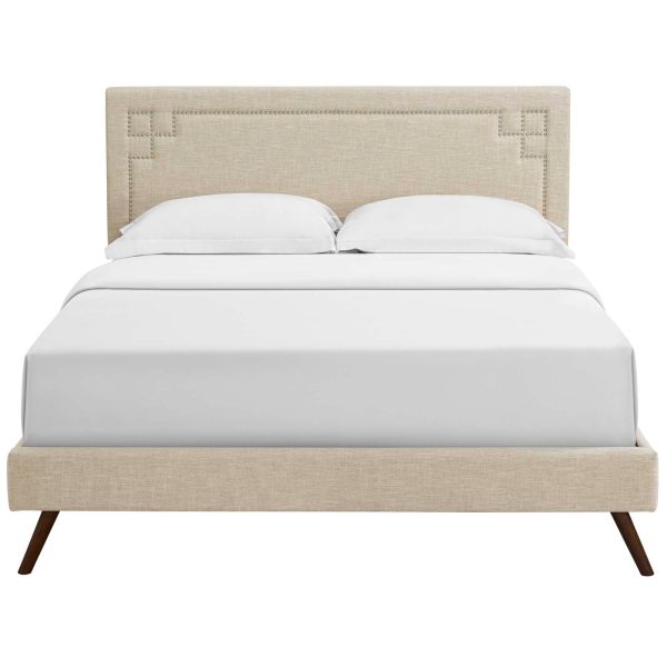 Ruthie Full Fabric Platform Bed with Round Splayed Legs By Modway - MOD-5929 Cheap - Image 5