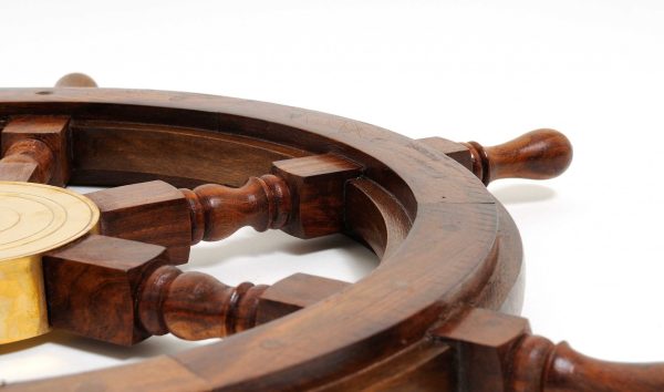 Ship Wheel By Homeroots - 364330 Online Hot Sale - Image 3