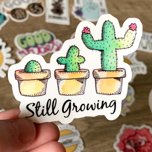 Still Growing Sticker - Cactus Supply - Image 2