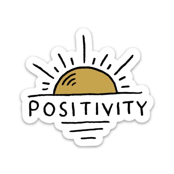 Positivity Sun Sticker Online Hot Sale